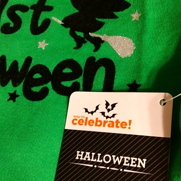 NWT Girls Long Sleeve Tutu "My First Halloween" Bodysuit & Headband Set - Picture 12 of 13